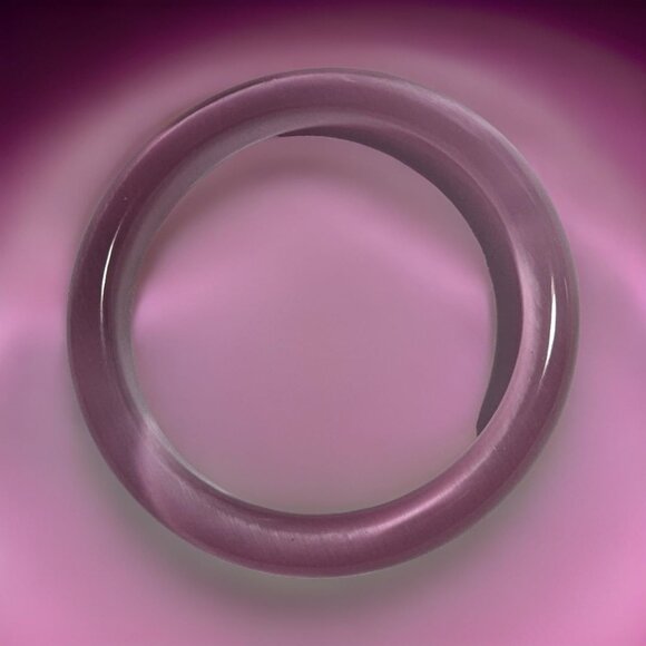Pink Jade Bangle - Picture 1 of 11